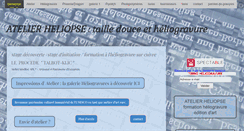 Desktop Screenshot of gravuresurcuivre.com